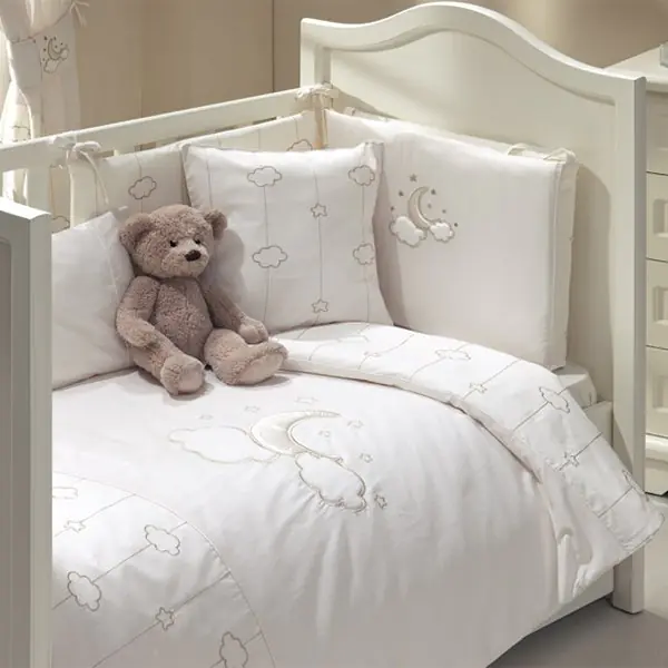 Бортик Funnababy Luna Elegant Фаннабэби Луна Элегант короткий детской кровати 120 х 60 см — фото 1