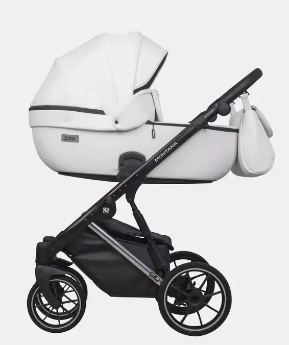 Детская коляска Riko Basic Montana Premium Silver 2 в 1 — фото 2