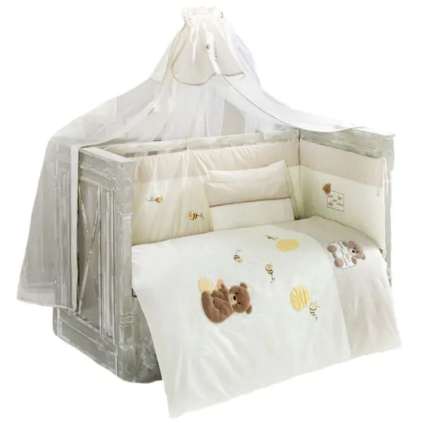 Комплект постельного белья Kidboo Honey Bear Linen 3 предмета — фото 1