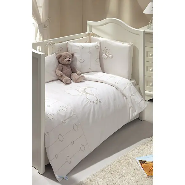Бортик Funnababy Luna Elegant Фаннабэби Луна Элегант короткий детской кровати 120 х 60 см — фото 2