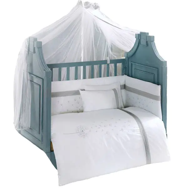 Комплект постельного белья Kidboo Blossom Linen White 3 предмета — фото 1