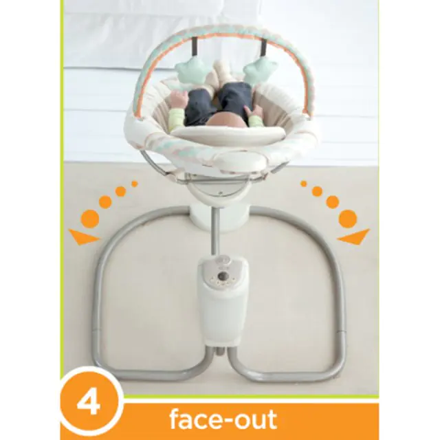 Электрокачели Graco Snuggle Swing Грако Снагл Свинг — фото 6