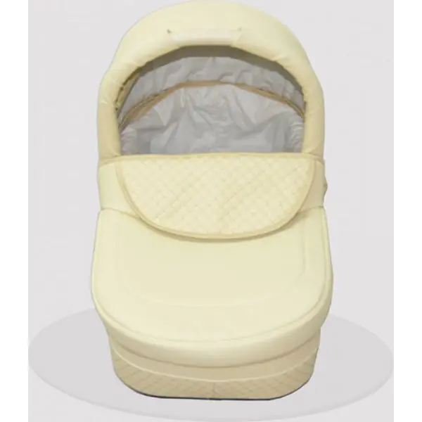 Детская коляска Esperanza Classic Leatherette 2 в 1 кожа Цвет рамы - Белая поворотная рама — фото 10