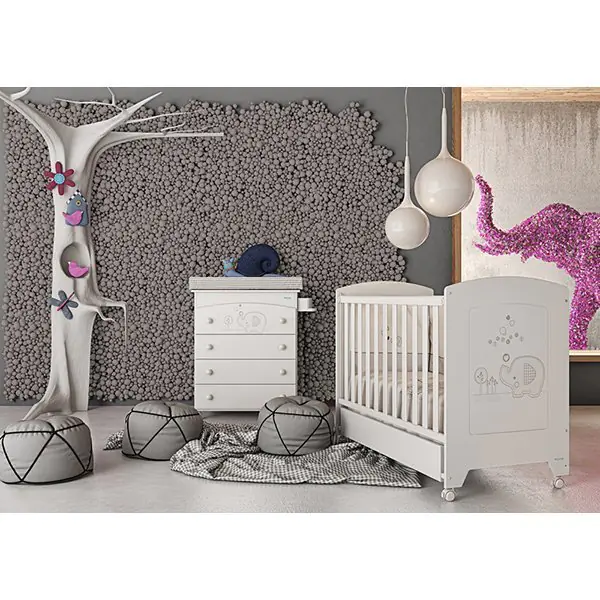 Сменный комплект белья Micuna Elephant Микуна Элефант TX-821 в кроватку 120 х 60 см, 3 предмета — фото 3