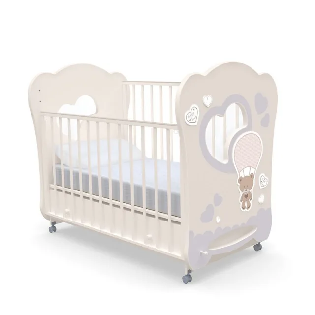 Детская кроватка Nuovita Stanzione Cute Bear Swing, поперечный маятник — фото 4
