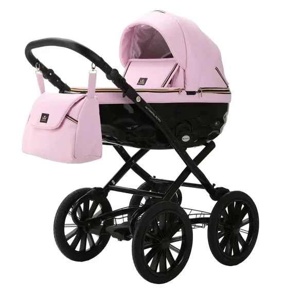 Детская коляска Adamex Chantal Retro Deluxe 2 в 1 — фото 11