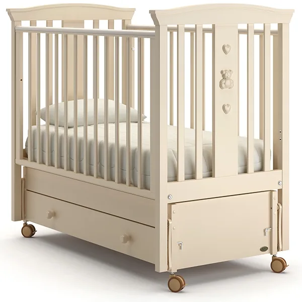 Детская кроватка Nuovita Fasto swing, продольный маятник — фото 1