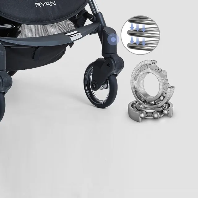 Детская прогулочная коляска Ryan Prime Lite Max Auto Folding — фото 6