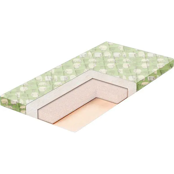 EB-8 Бамбуковый матрас в детскую кроватку Bambola Eco Bamboo 8 см, бязь 60х120 — фото 1