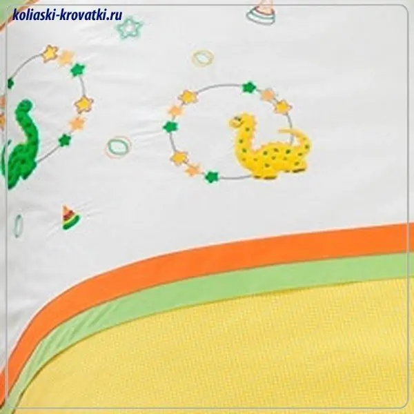 Комплект постельного белья Kidboo Baby Dinos 3 предмета — фото 2
