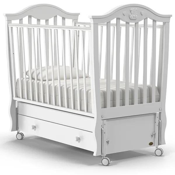 Детская кроватка Nuovita Sorriso swing, продольный маятник — фото 2