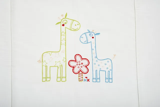 Комплект постельного белья Nuovita Giraffe для кровати-трансформера Nido Magia (6 предметов) — фото 11