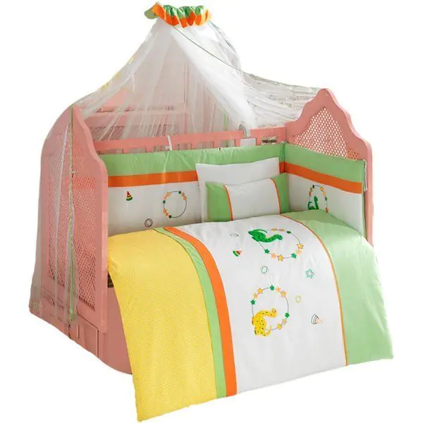 Комплект постельного белья Kidboo Baby Dinos 3 предмета — фото 1