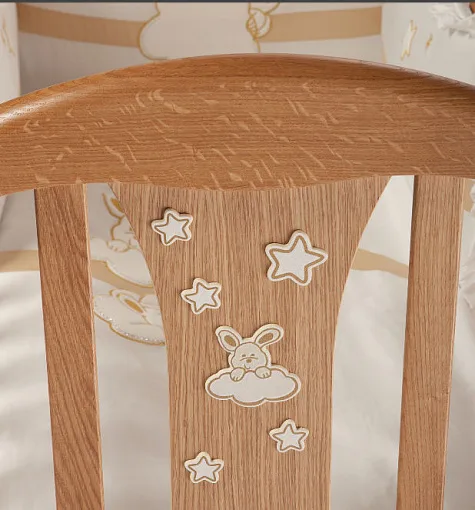 Детская кроватка Feretti "Ariston Rovere" Naturale колесо — фото 2