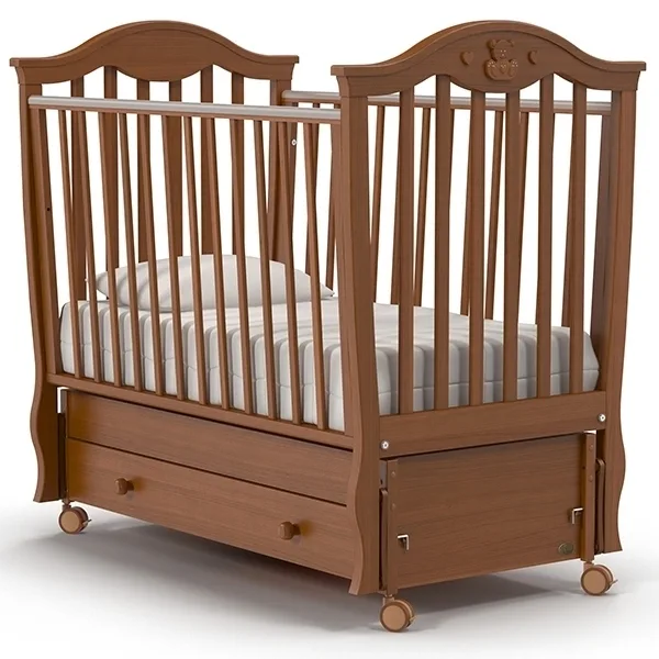 Детская кроватка Nuovita Sorriso swing, продольный маятник — фото 3