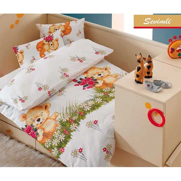 Комплект постельного белья Kidboo TM Ups Pups Медвежата 3 предмета — фото 1