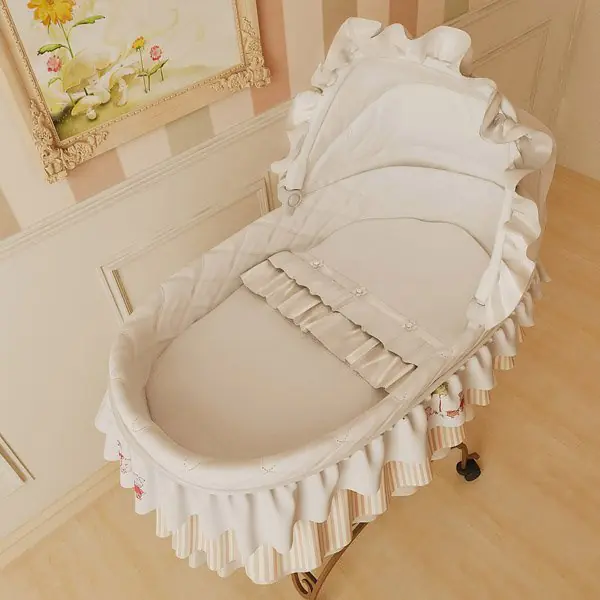 Комплект для колыбели Simplicity белья Makkaroni Kids Ваниль 3 предмета — фото 2