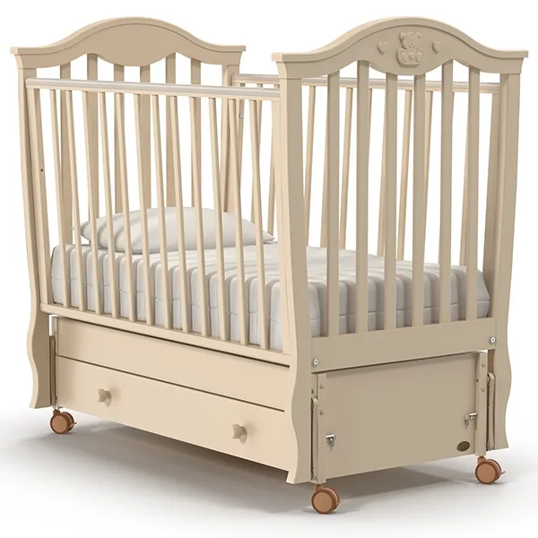 Детская кроватка Nuovita Sorriso swing, продольный маятник — фото 1