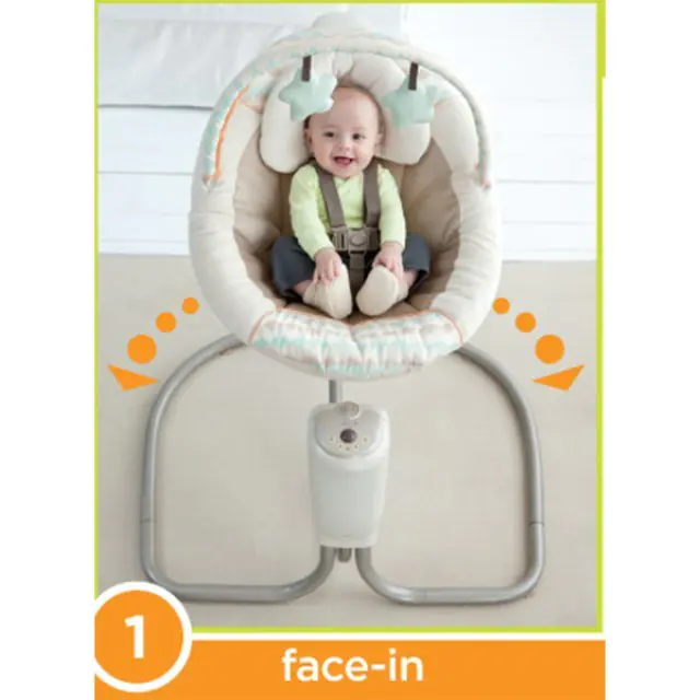 Электрокачели Graco Snuggle Swing Грако Снагл Свинг — фото 3