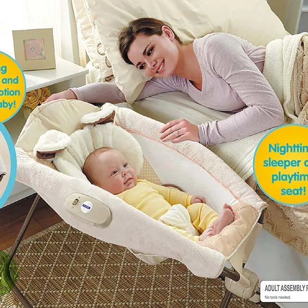 Детский шезлонг-кроватка Fitch Baby Rock Playing Sleeper — фото 3