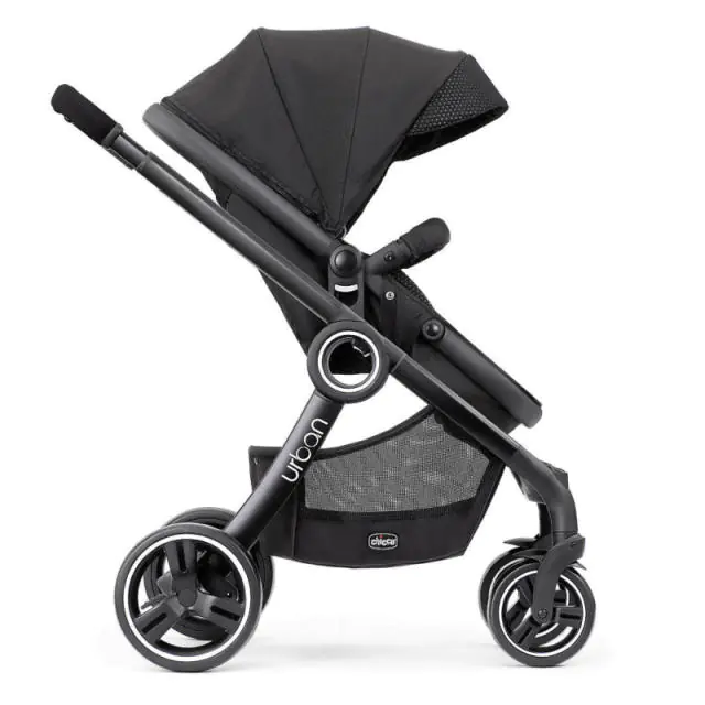 Детская коляска-трансформер Chicco Urban Plus Black — фото 1