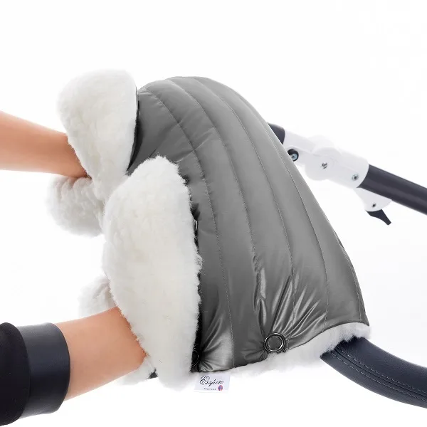 Муфта для рук Esspero Soft Fur Lux Натуральная шерсть — фото 15