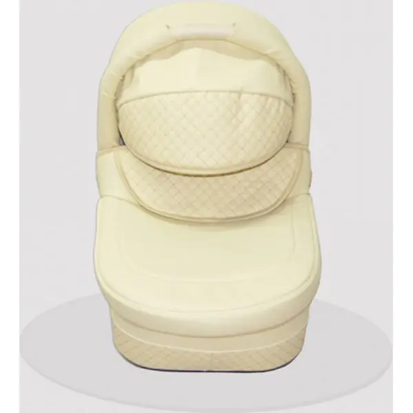 Детская коляска Esperanza Classic Leatherette 2 в 1 кожа Цвет рамы - Бежевый Маленькие колеса — фото 10