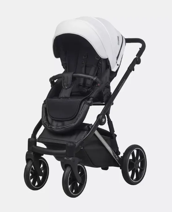 Детская коляска Riko Basic Montana Premium Silver 2 в 1 — фото 5