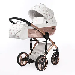 Детская коляска Junama Diamond Glow 2 в 1, эко кожа