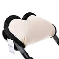 Муфта для рук Esspero Lit Leatherette Эко-кожа Beige-Black — Фото