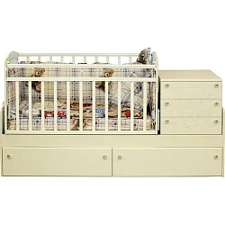 Детская кроватка Daka Baby Укачай-ка 06 Валенсия, автоматический маятник + музыкальный блок