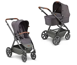 Детская коляска ABC-Design Swing 2 в 1 на черной раме