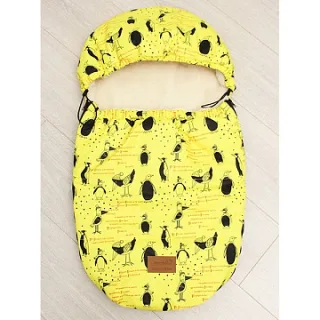 Универсальный меховой конверт AmaroBaby Little Friend Пингвины 80х45 см