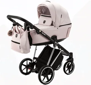 Детская коляска Adamex Belissa Special Edition 2 в 1 на серебряной раме