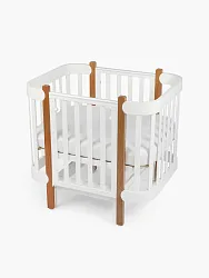 Приставная Кроватка трансформер Happy Baby MOMMY LUX с 0 до 7 лет