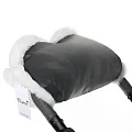 Муфта для рук Esspero Lit Leatherette Эко-кожа Black-White — Фото