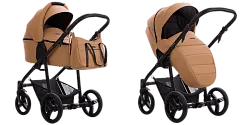 Детская коляска Bebetto Verturro Pro 3 в 1, 100% экокожа