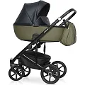Детская коляска Riko Basic Ozon 3 в 1 02 Черный - Зеленый — Фото