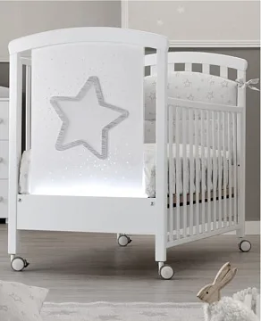 Детская кроватка Erbesi Star LED