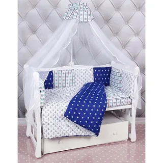 Комплект в кроватку AmaroBaby Бриз, 4 предмета, бязь