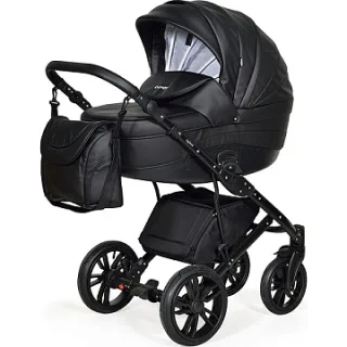 Детская коляска Indigo Enigma 2 в 1, эко-кожа
