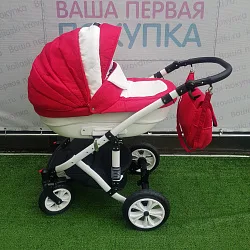 Детская коляска Gusio Florencja New 2 в 1, с переноской