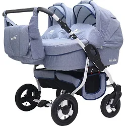Детская коляска для двойни BartPlast Fenix Duo Prime 2 в 1