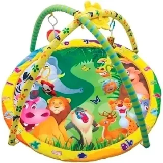 Детский игровой коврик с игрушками LaDiDa Сафари Парк, арт. 305