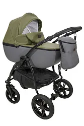 Детская коляска Jaxee Rosa 2 в 1, 100% эко кожа