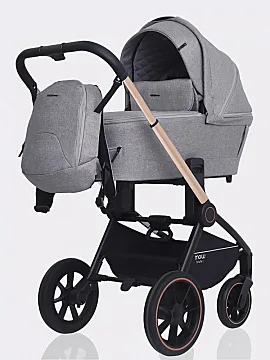 Детская коляска Mowbaby Zoom PU 3 в 1 на золотой раме