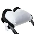 Муфта для рук Esspero Lit Leatherette Эко-кожа White-Black — Фото