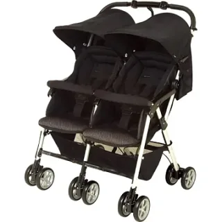 Детская прогулочная коляска для двойни и погодок Combi Spazio Duo, с рождения
