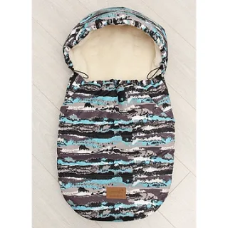 Универсальный меховой конверт AmaroBaby Little Friend Милитари 80х45 см