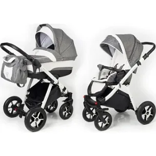 Детская коляска Esspero Newborn Lux 2 в 1, шасси White